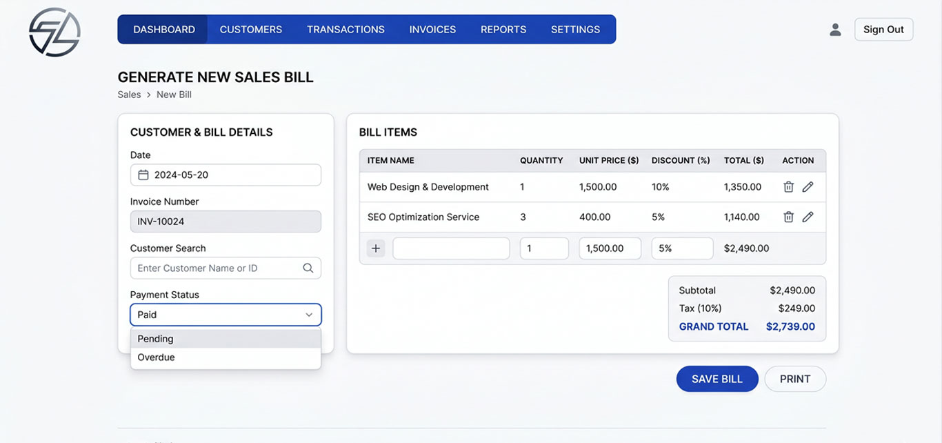 Billing Software
